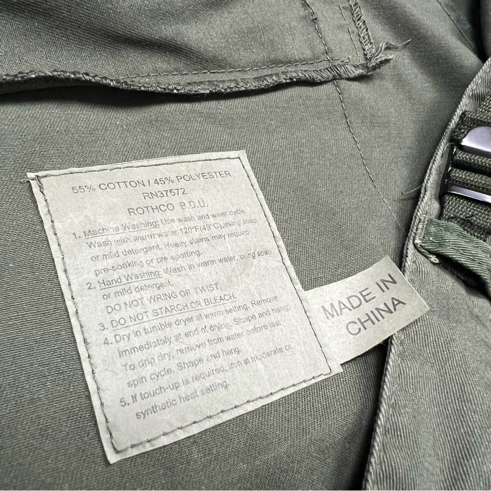 ROTHCO VINTAGE PARATROOPER CARGO PANTS Olive Drab/Woodland Camo (2146) Size XXL - Picture 5 of 9